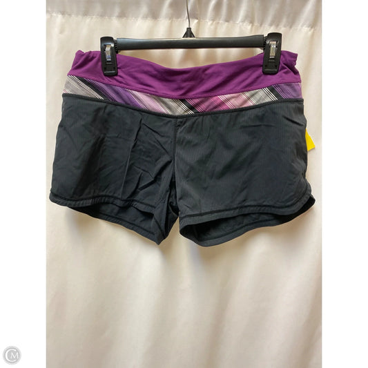 Athletic Shorts By Lululemon In Purple, Size: 8