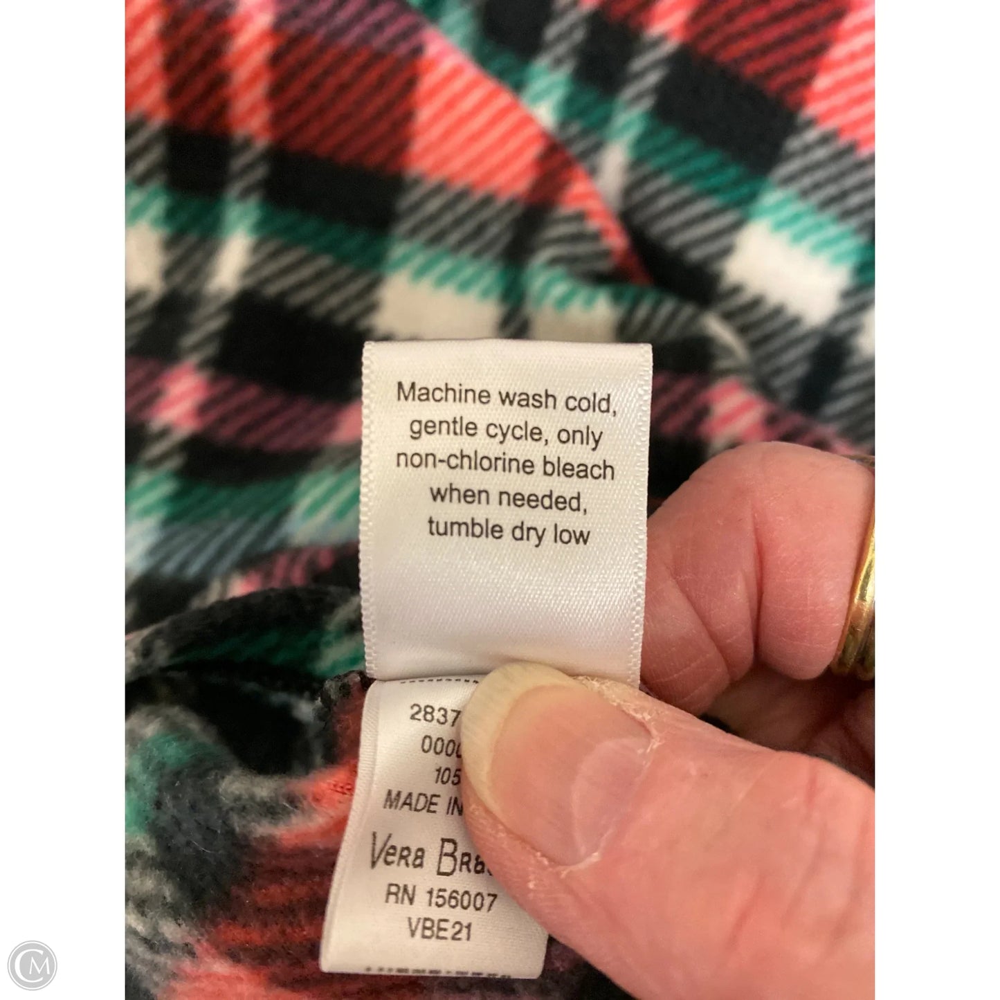 Top Long Sleeve By Vera Bradley In Pink, Size: S