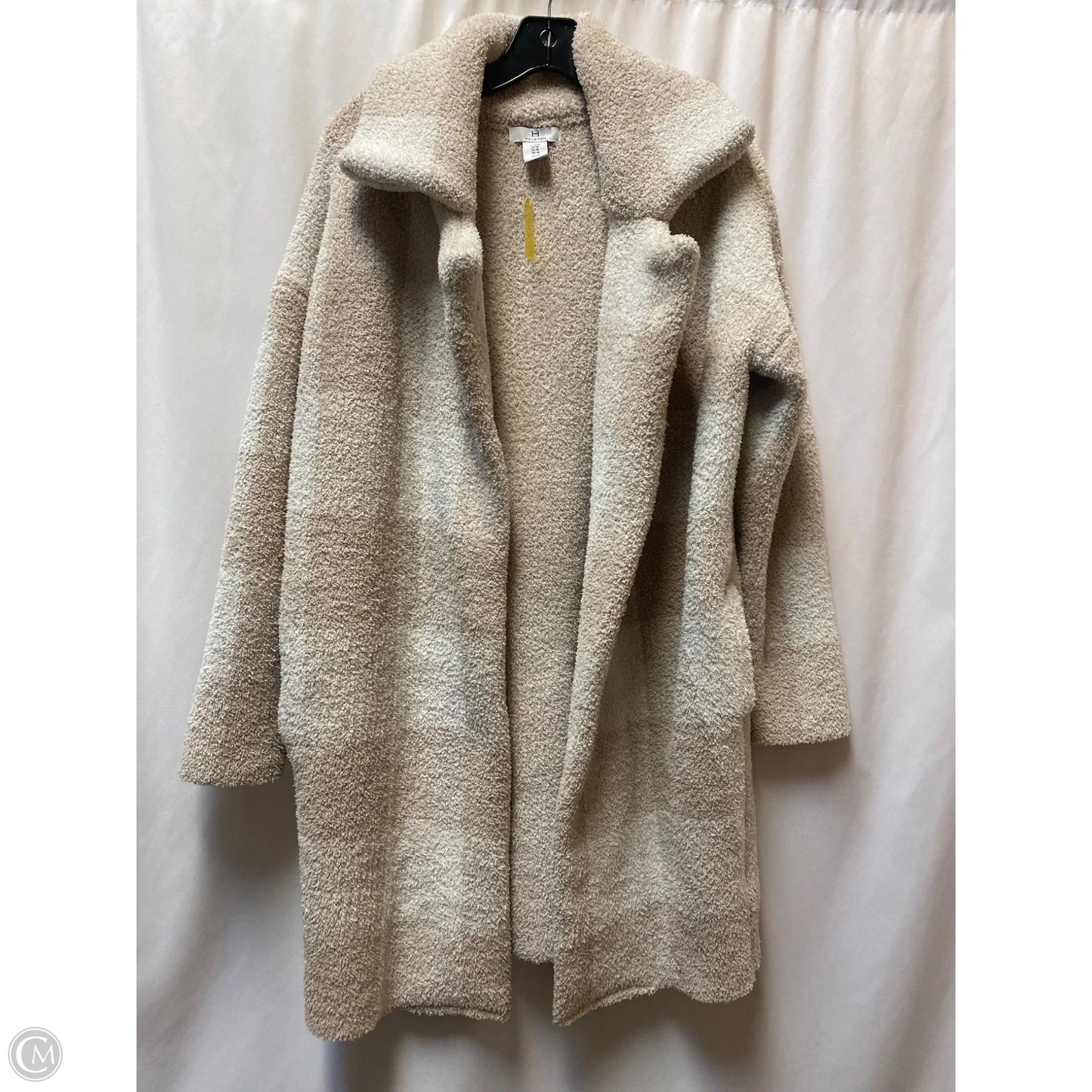 Cardigan Designer By Halston In Tan, Size: M