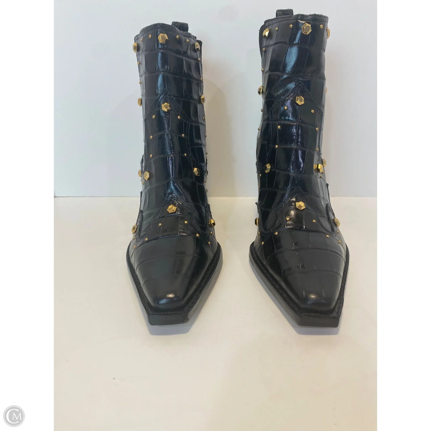 Boots Ankle Heels By Vince Camuto In Black, Size: 6