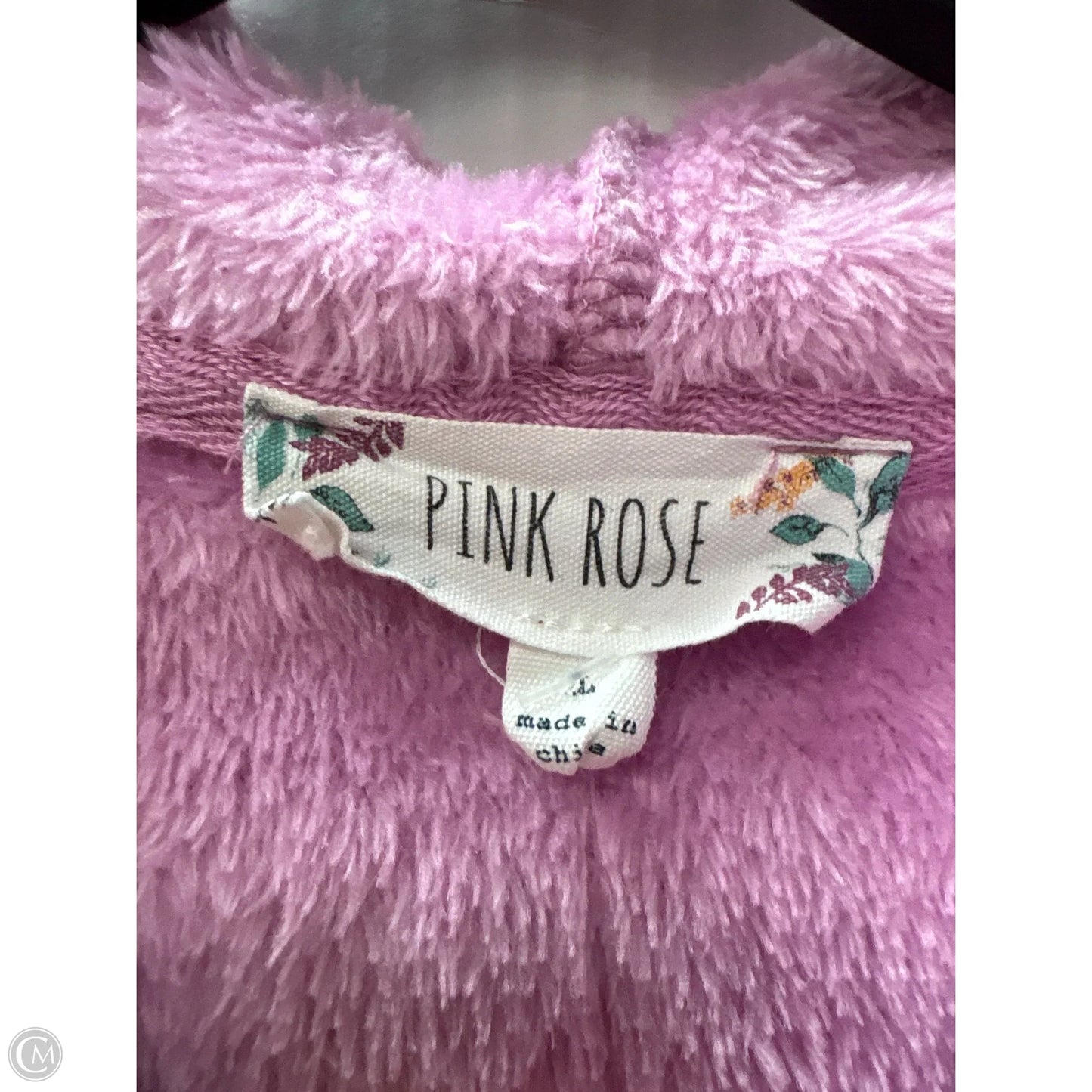 Sweatshirt Hoodie By Pink Rose In Pink, Size: L