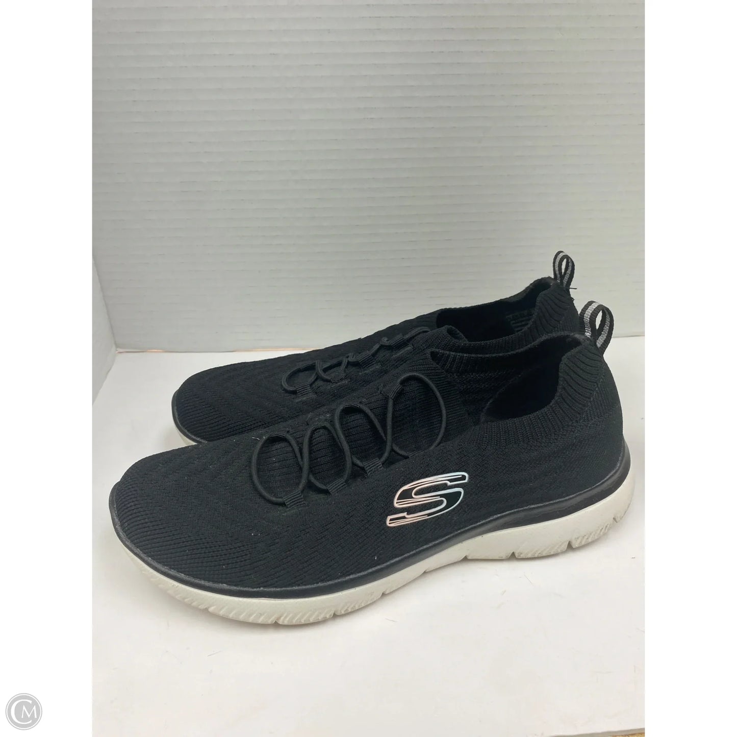 Shoes Athletic By Skechers In Black, Size: 7