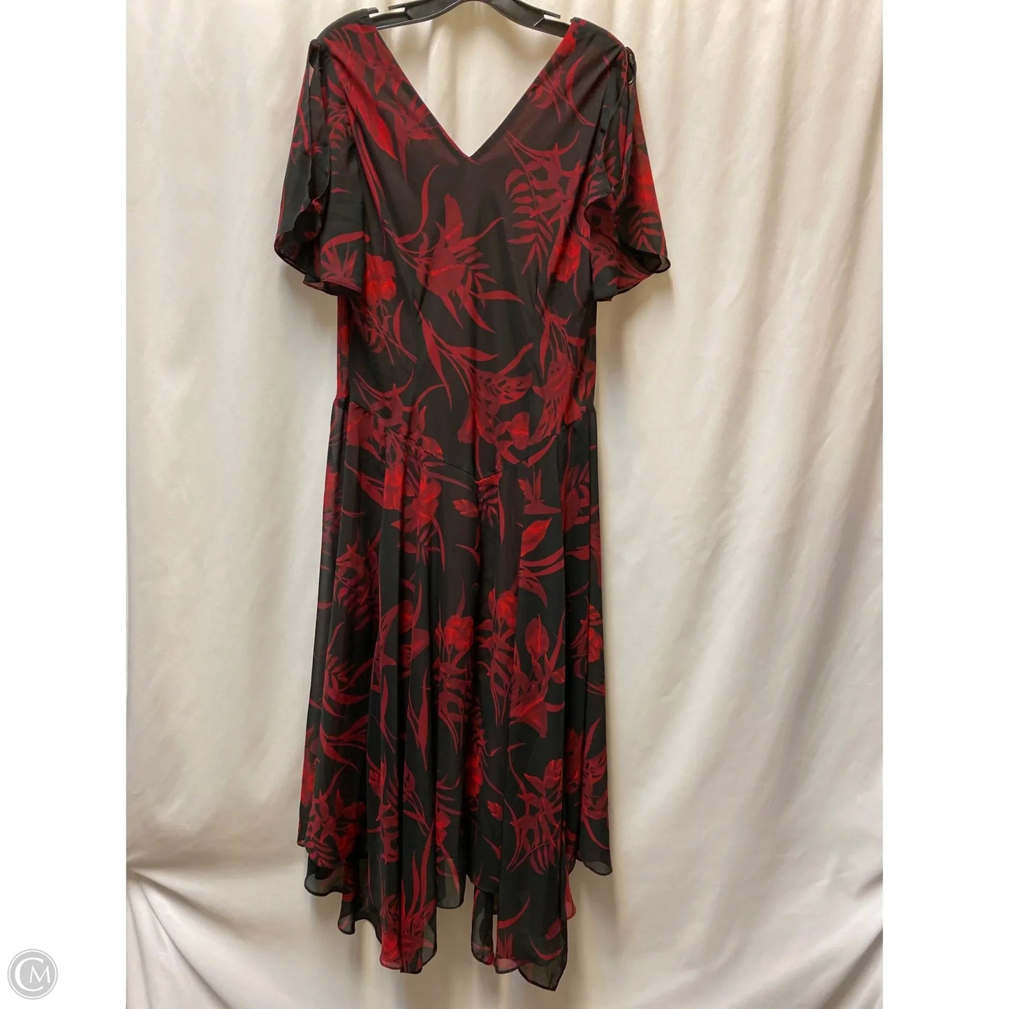 Dress Casual Maxi By Romans In Red, Size: Xl
