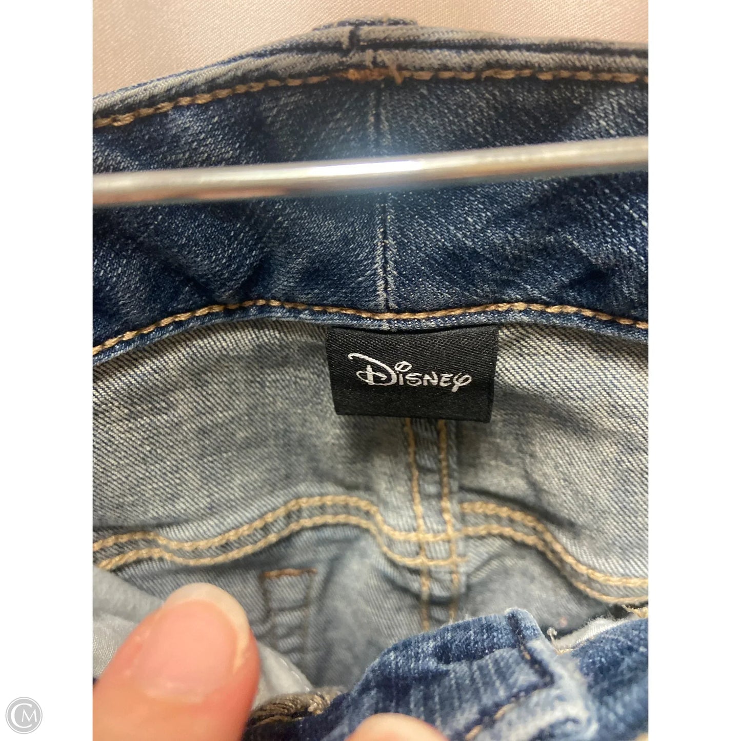 Jeans Straight By Disney In Blue Denim, Size: 18