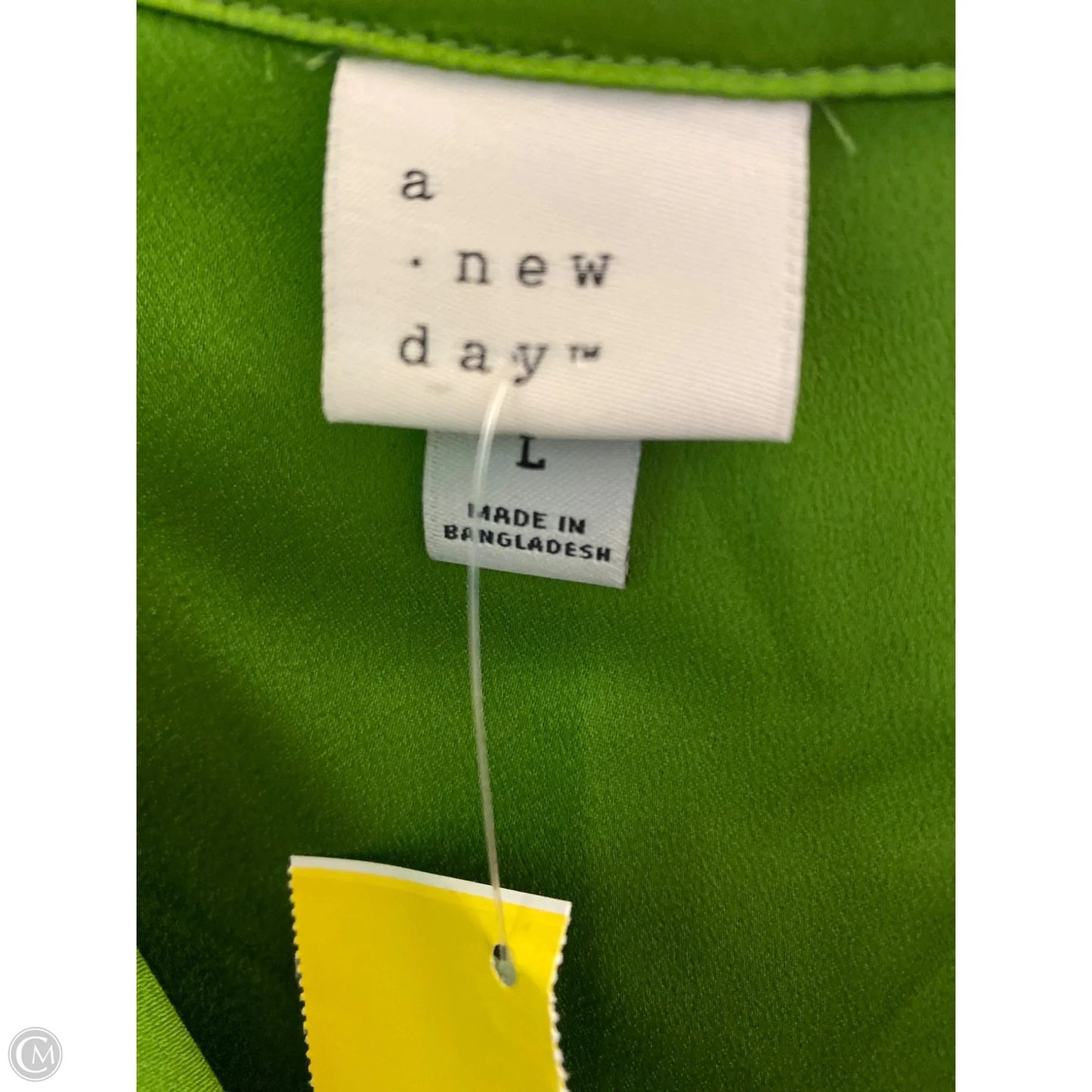 Top Long Sleeve By A New Day In Green, Size: L
