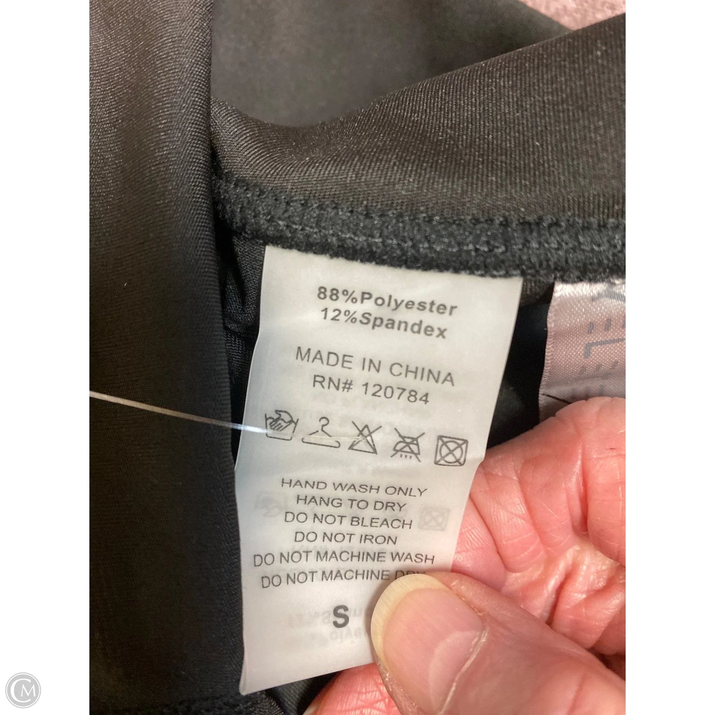 Athletic Leggings By Clothes Mentor In Black, Size: S