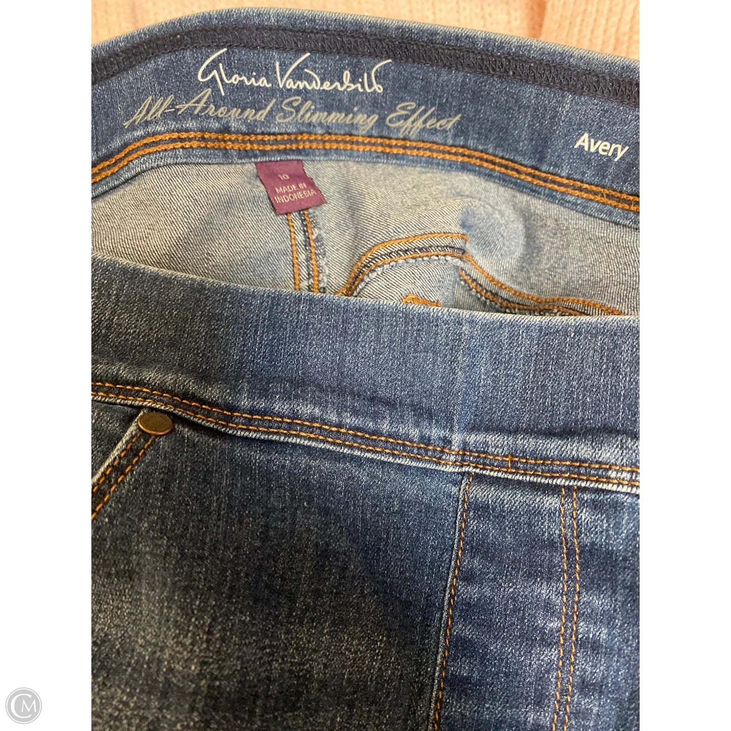 Jeans Jeggings By Gloria Vanderbilt In Navy, Size: 10