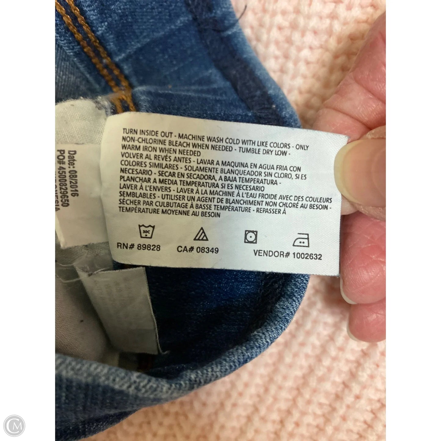 Jeans Jeggings By Gloria Vanderbilt In Navy, Size: 10