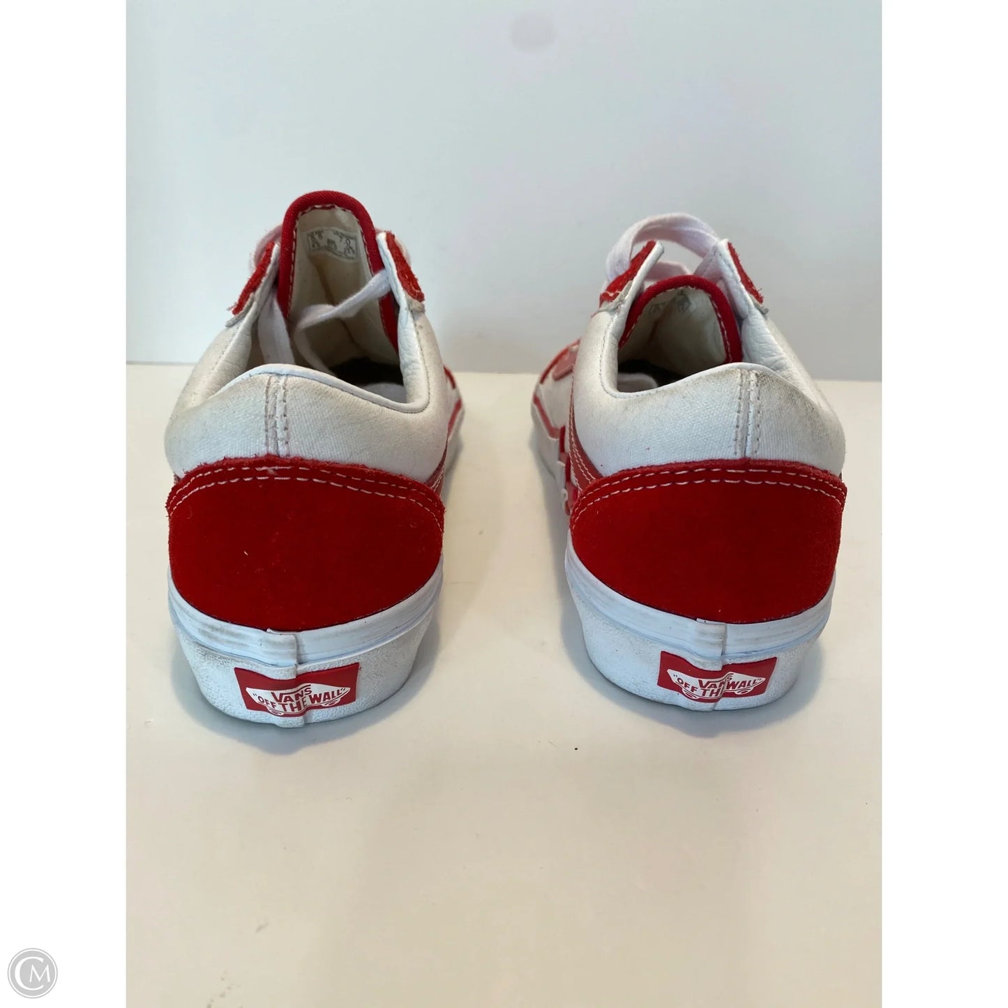 Shoes Sneakers By Vans In Red, Size: 7