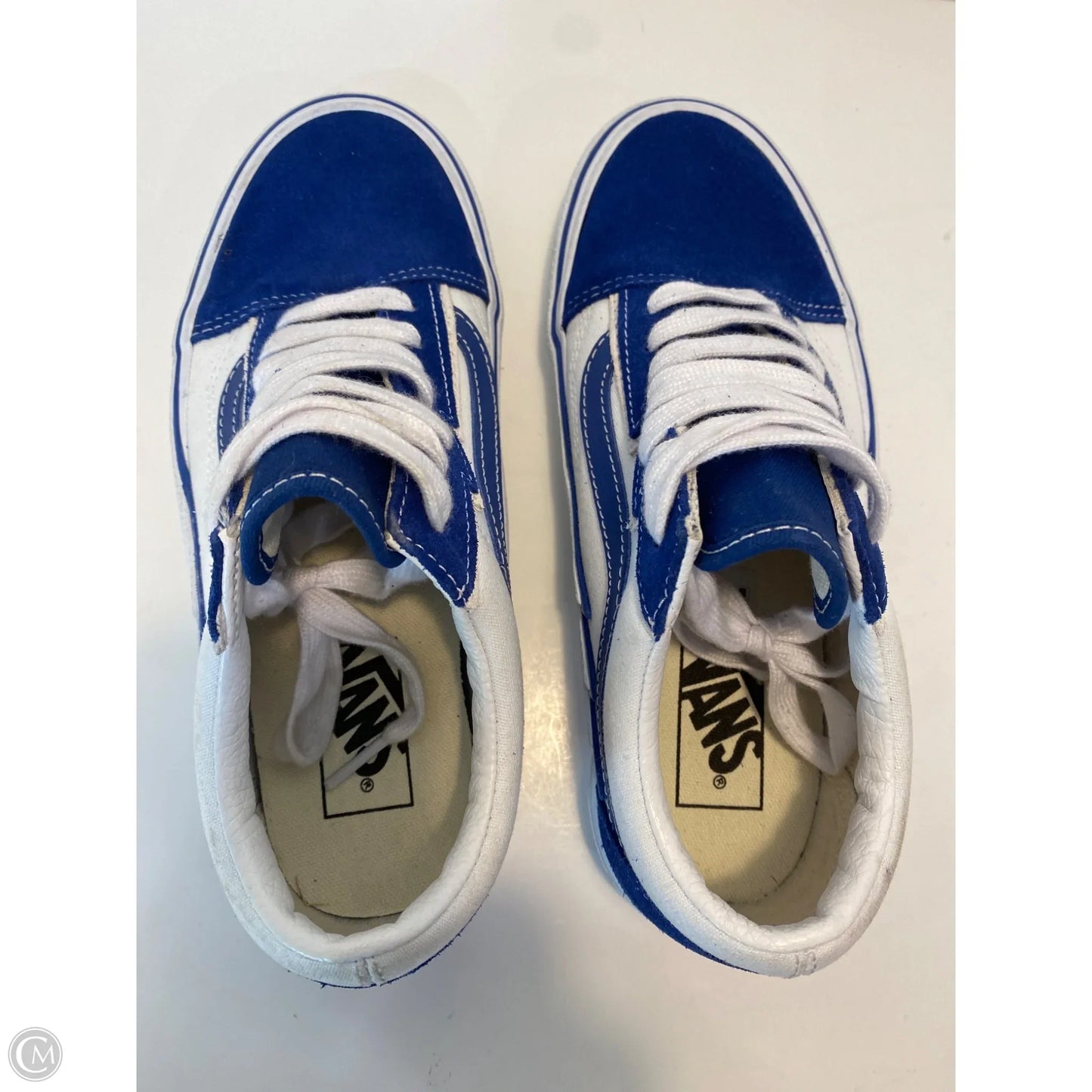 Shoes Sneakers By Vans In Blue, Size: 7