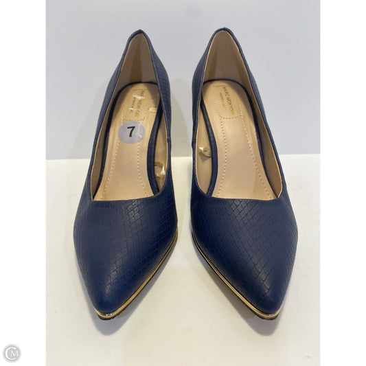 Shoes Heels Stiletto By Marc New York In Blue, Size: 7