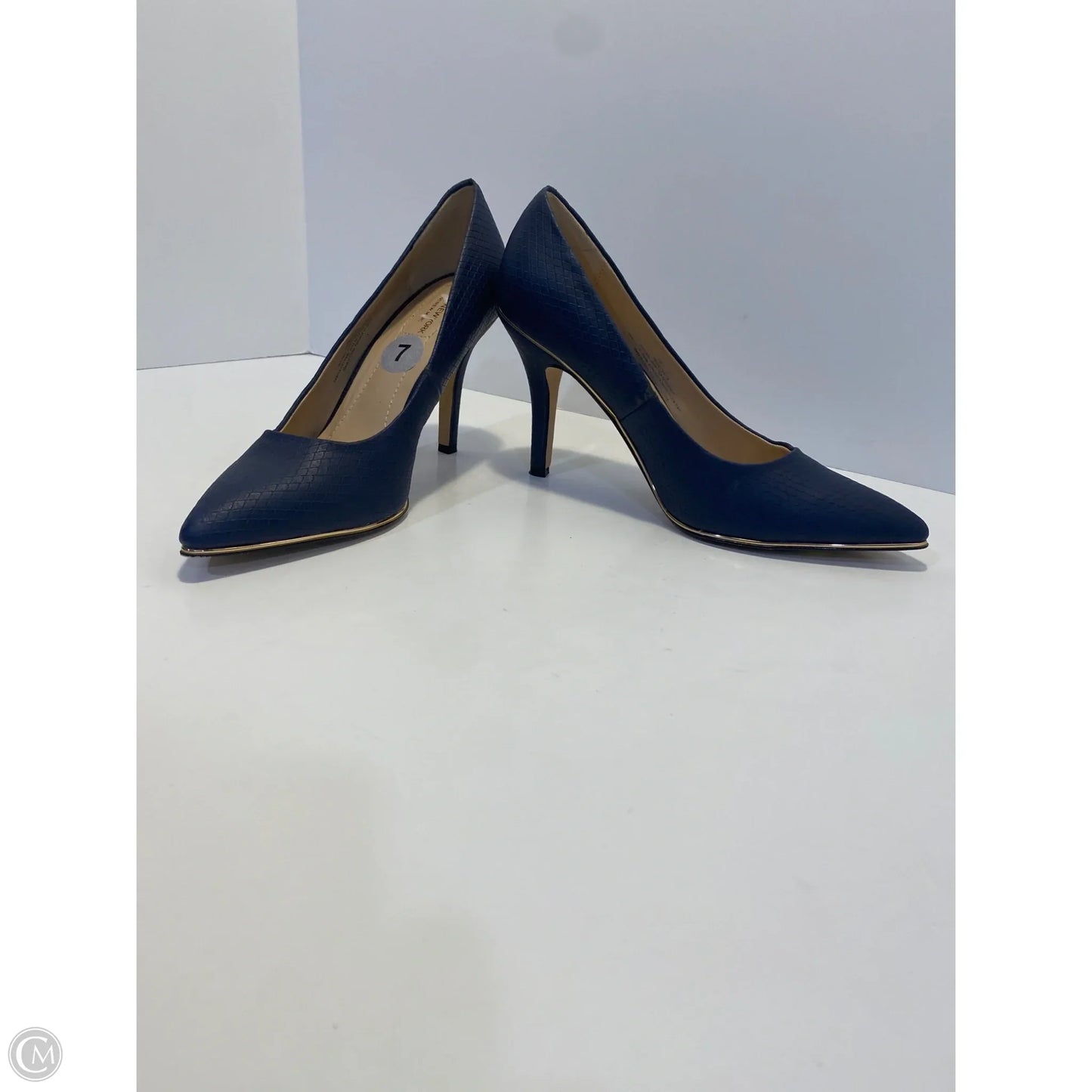 Shoes Heels Stiletto By Marc New York In Blue, Size: 7