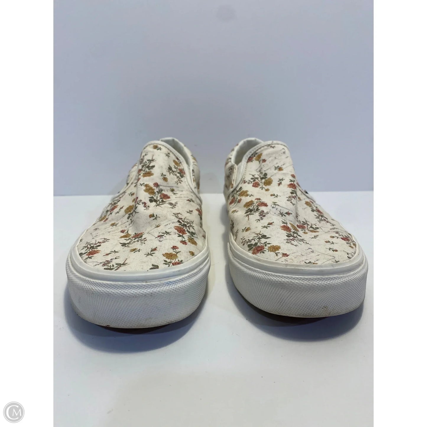 Shoes Sneakers By Vans In Floral Print, Size: 10