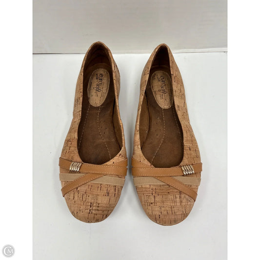 Shoes Flats By Sofft In Brown, Size: 9.5