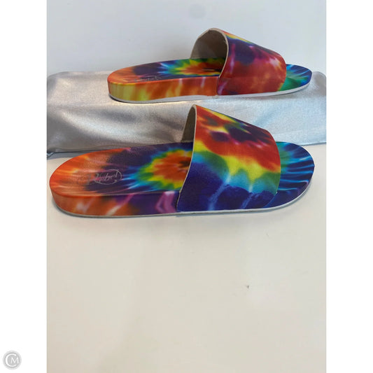 Sandals Flats By Rebel In Multi-colored, Size: 11