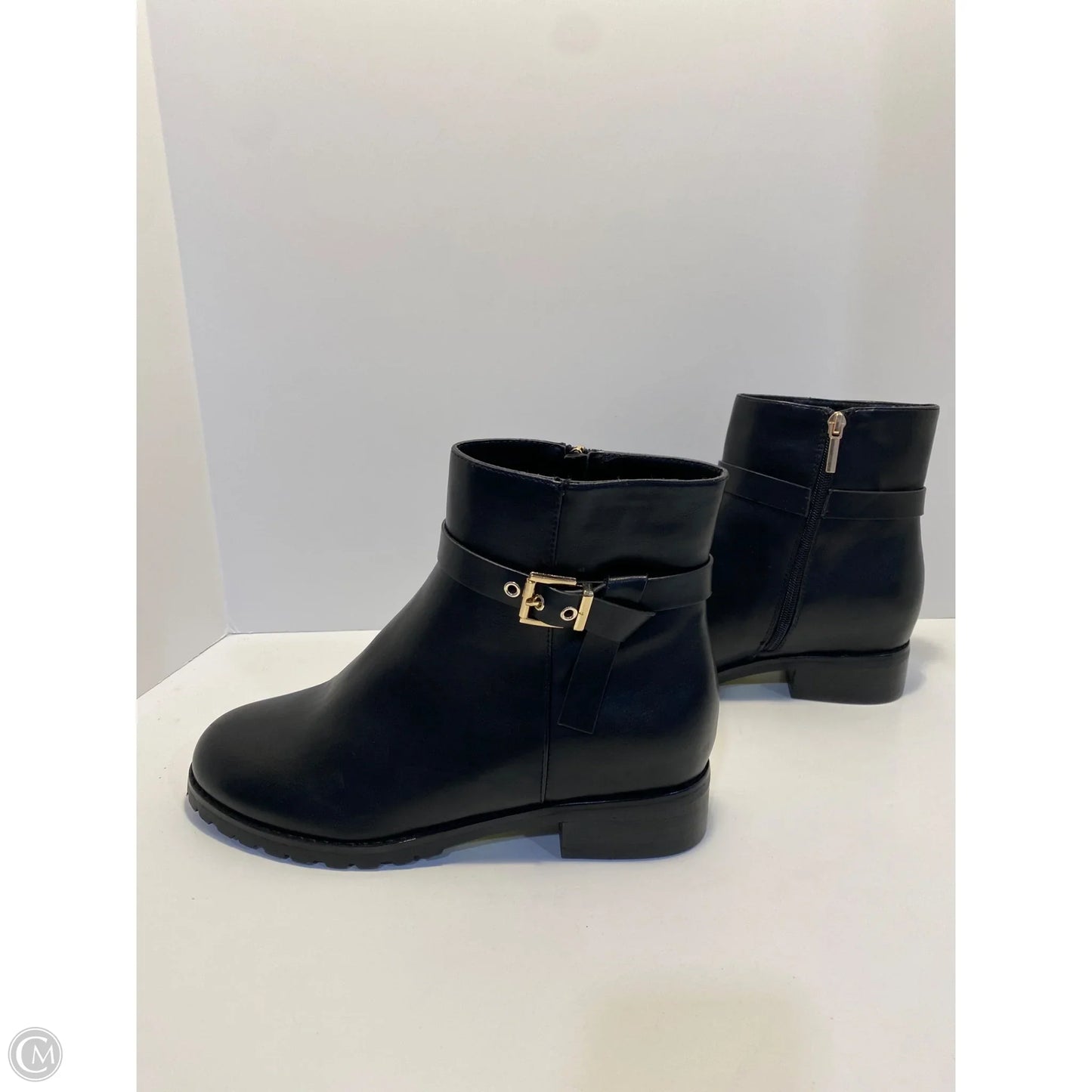 Boots Ankle Flats By Crown And Ivy In Black, Size: 11