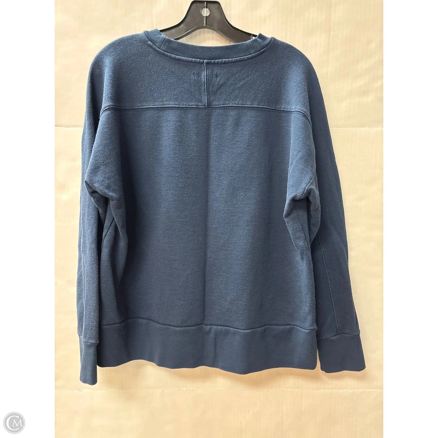 Sweatshirt Crewneck By Madewell In Navy, Size: L
