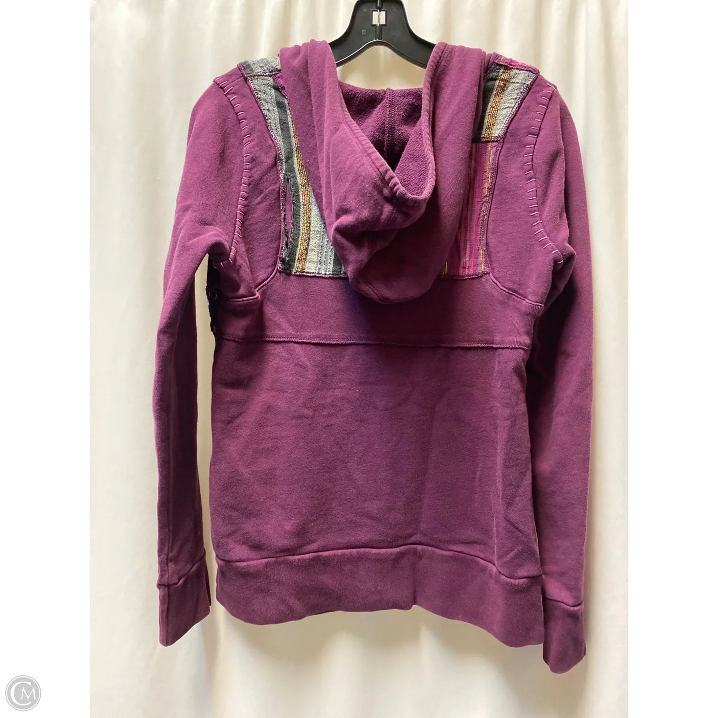 Sweatshirt Hoodie By Free People In Purple, Size: L
