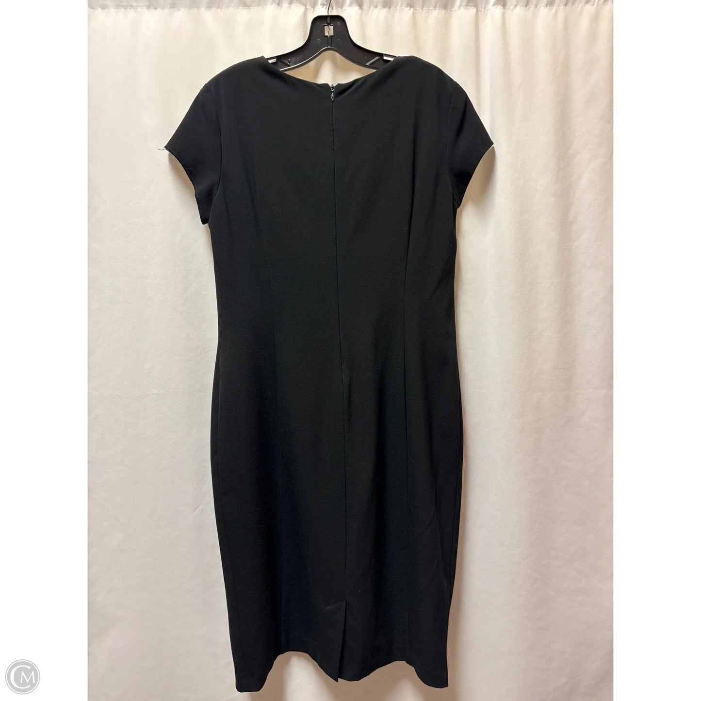 Dress Casual Midi By Clothes Mentor In Black, Size: L
