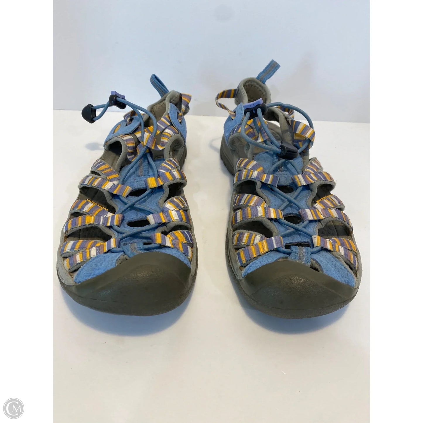 Sandals Flats By Keen In Blue, Size: 8