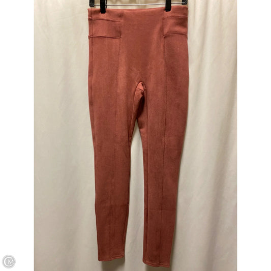 Pants Leggings By Spanx In Pink, Size: M