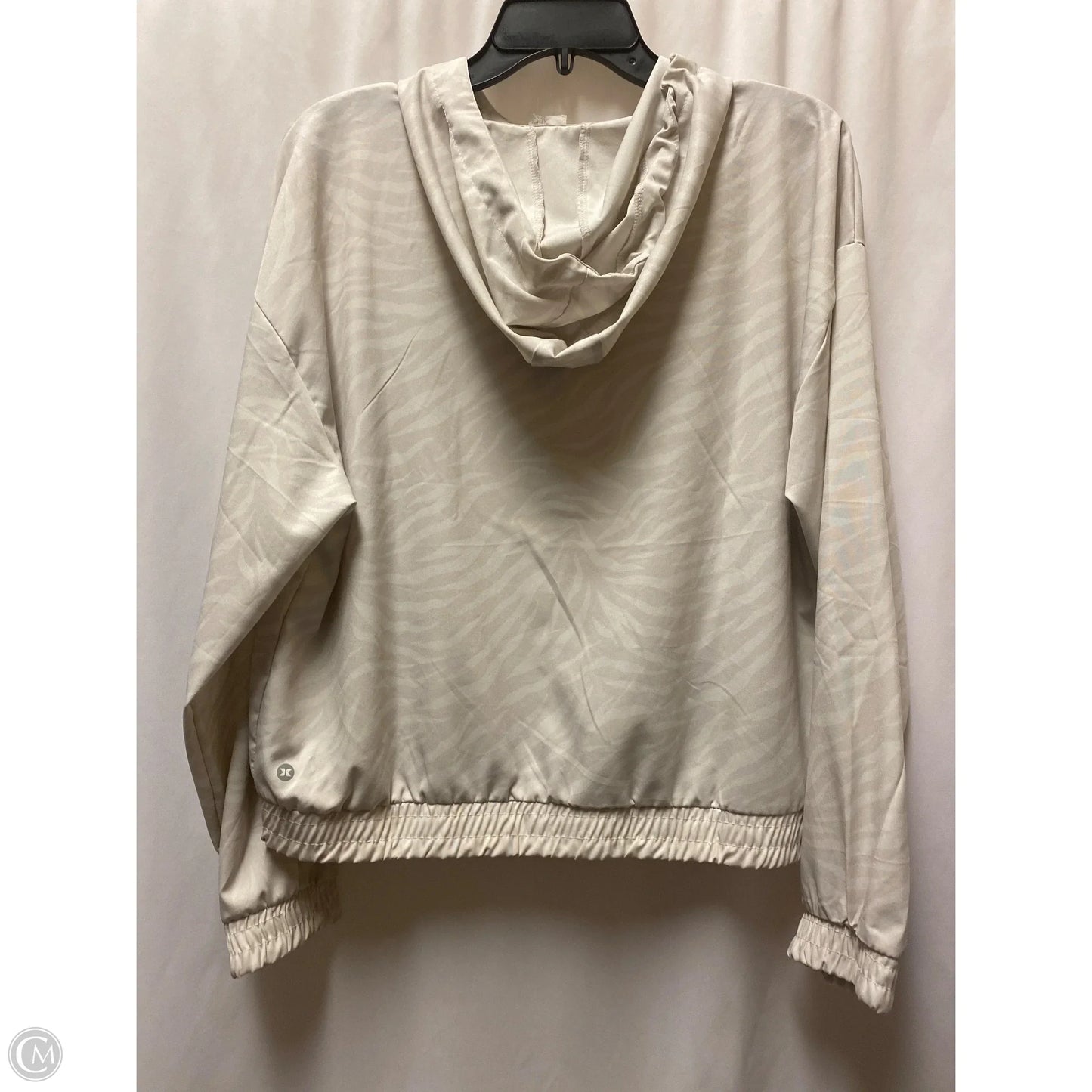 Athletic Jacket By Rbx In Beige, Size: L