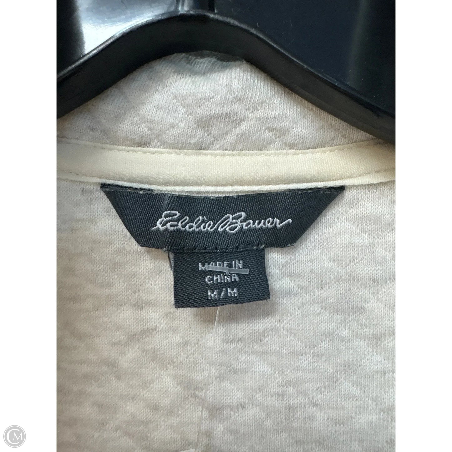 Sweatshirt Collar By Eddie Bauer In Grey, Size: M