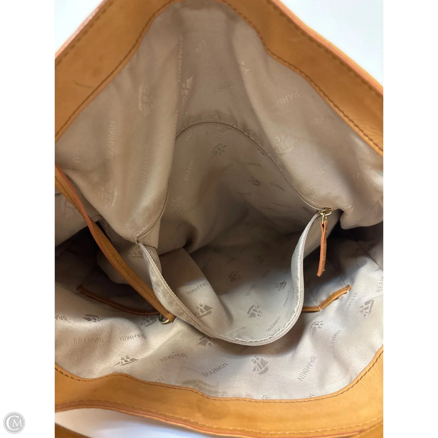 Handbag Designer By Brahmin, Size: Large