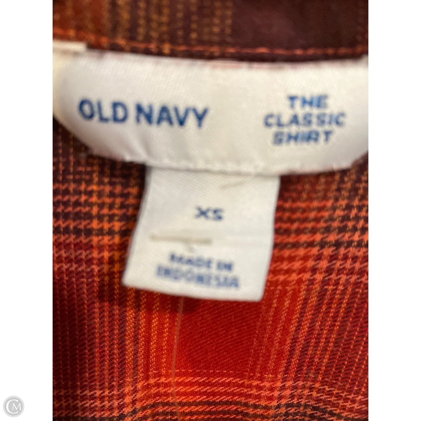 Top Long Sleeve By Old Navy In Red, Size: Xs