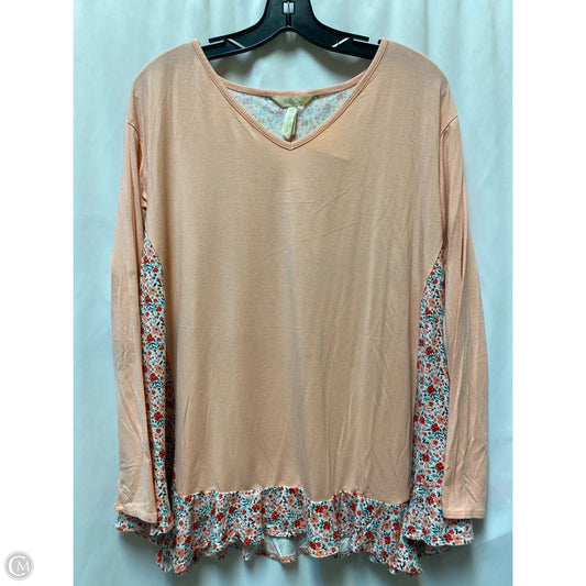 Top Long Sleeve By Matilda Jane In Pink, Size: S