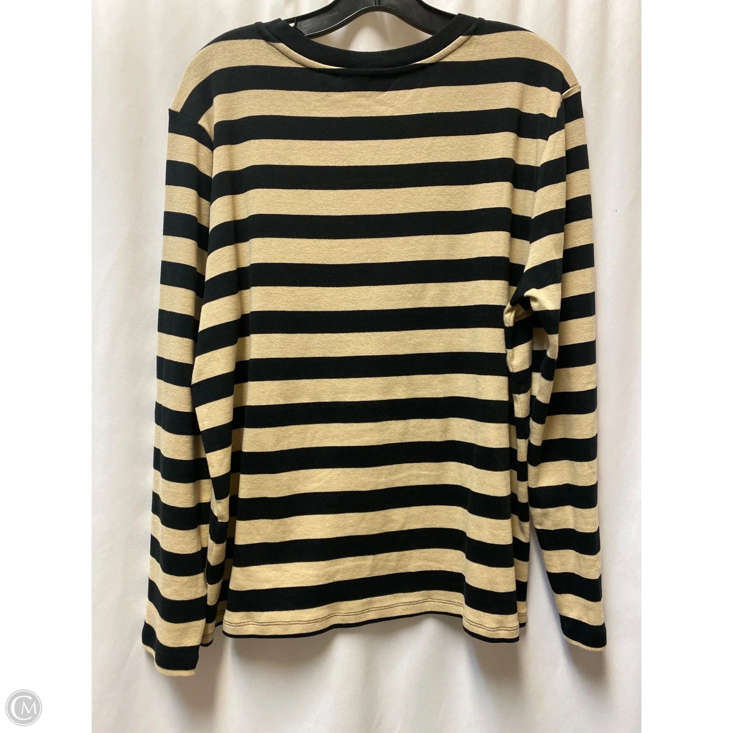 Top Long Sleeve By Rafafella, in Tan Size: Xl