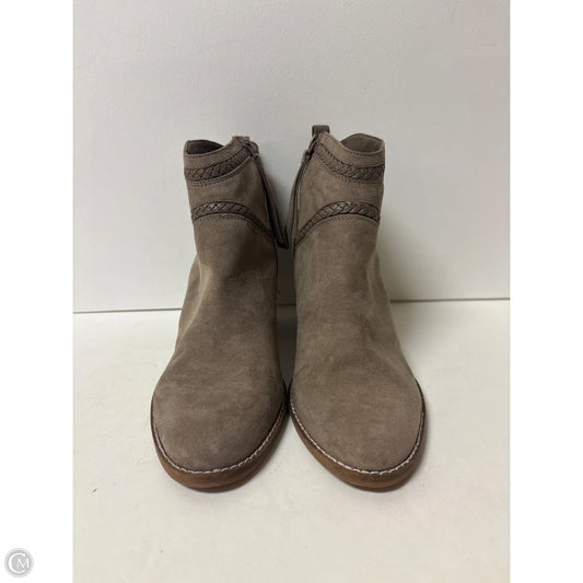Boots Ankle Heels By Dolce Vita In Taupe, Size: 8.5