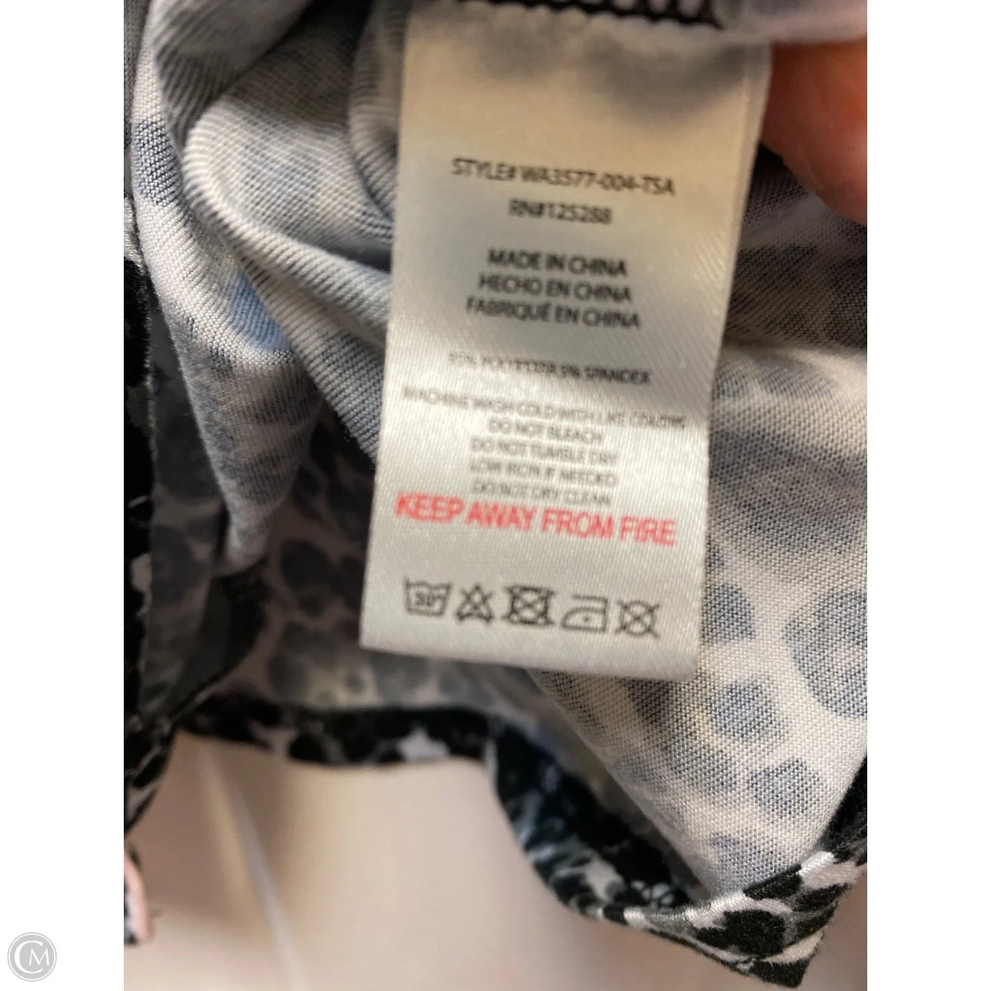 Pajamas 2pc By Tahari In Animal Print, Size: M