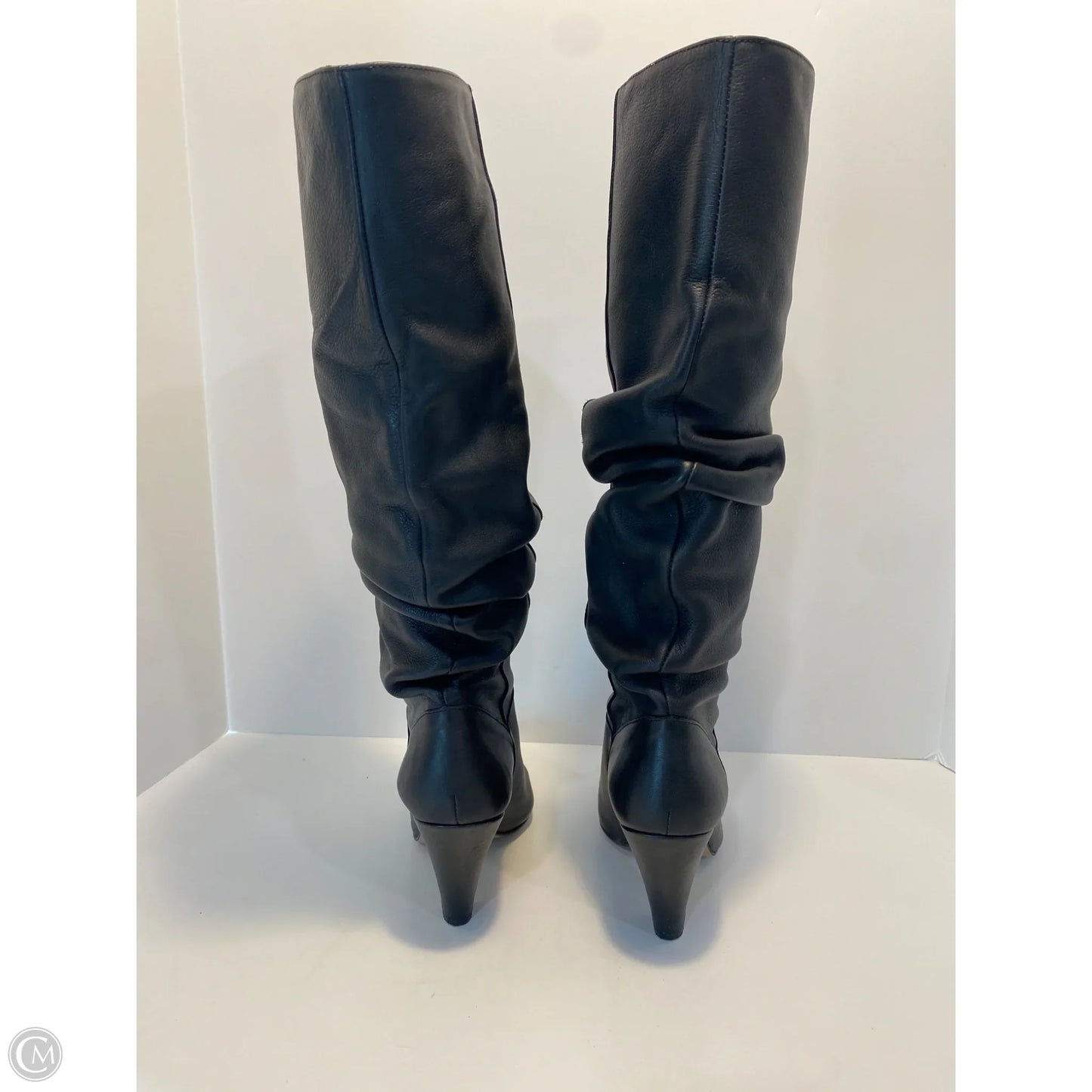 Boots Knee Heels By Saks Fifth Avenue In Black, Size: 8.5