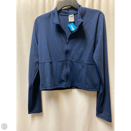 Athletic Jacket By Pink In Navy, Size: Xl