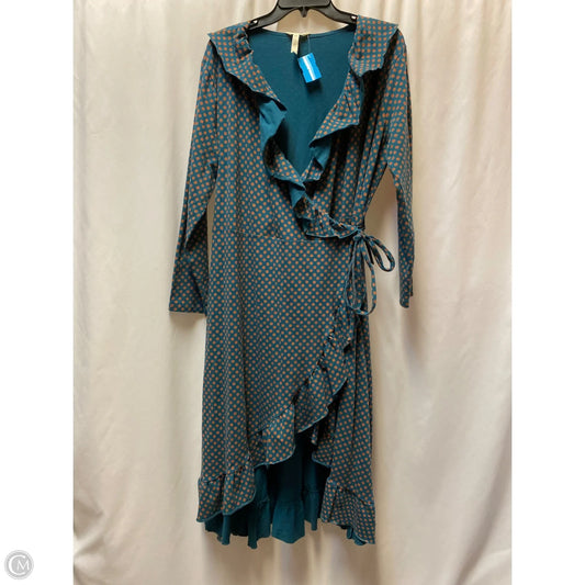 Dress Casual Maxi By Matilda Jane In Teal, Size: Xl