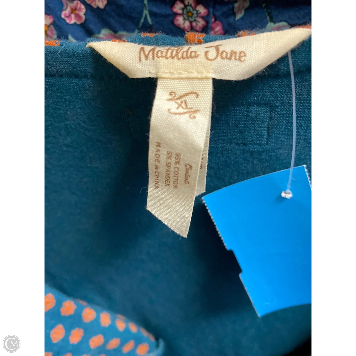 Dress Casual Maxi By Matilda Jane In Teal, Size: Xl