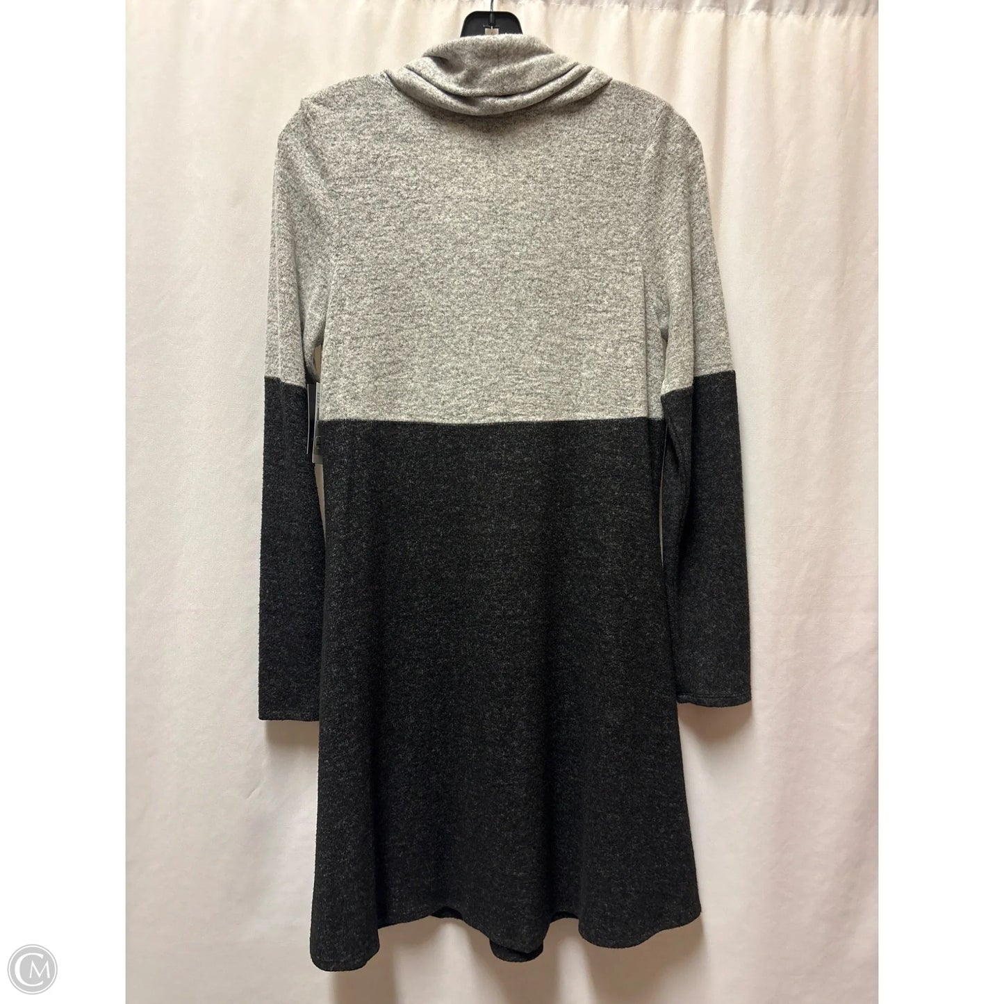 Dress Casual Midi By In Sanfrancisco In Grey, Size: M