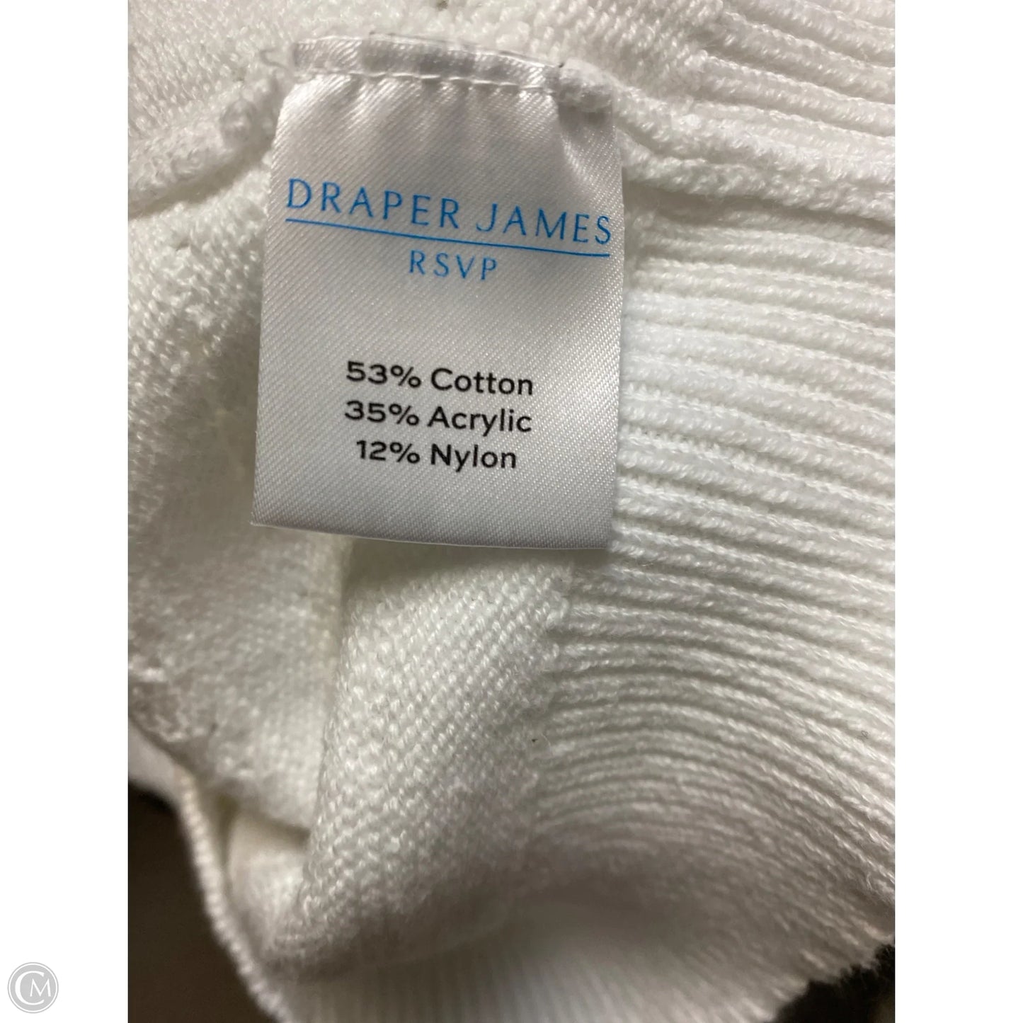Sweater By Draper James In White, Size: L
