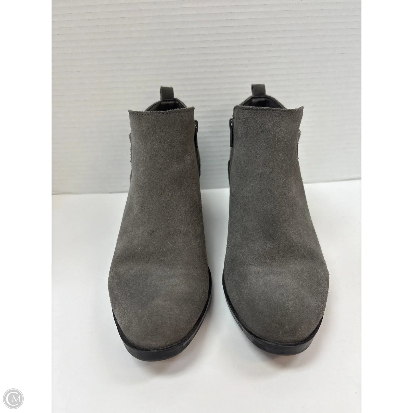 Boots Ankle Heels By Sonoma In Grey, Size: 8