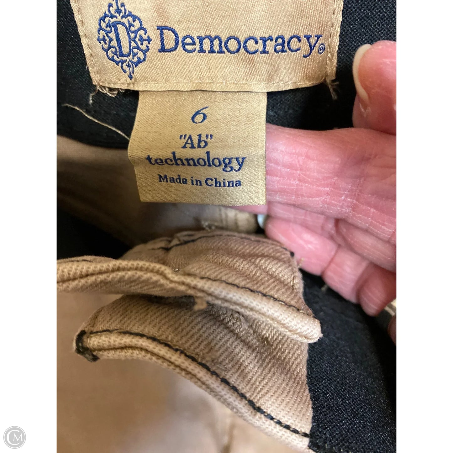 Jeans Straight By Democracy In Brown, Size: 6
