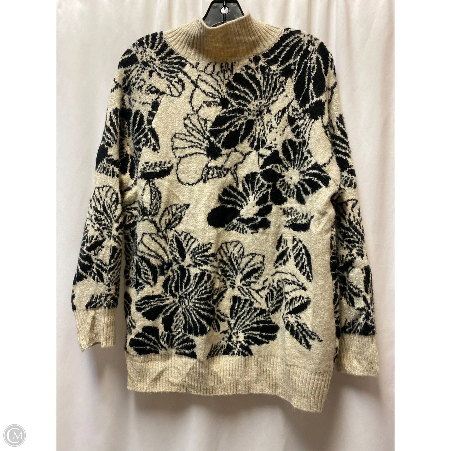 Sweater By Liz Claiborne In Tan, Size: Xl