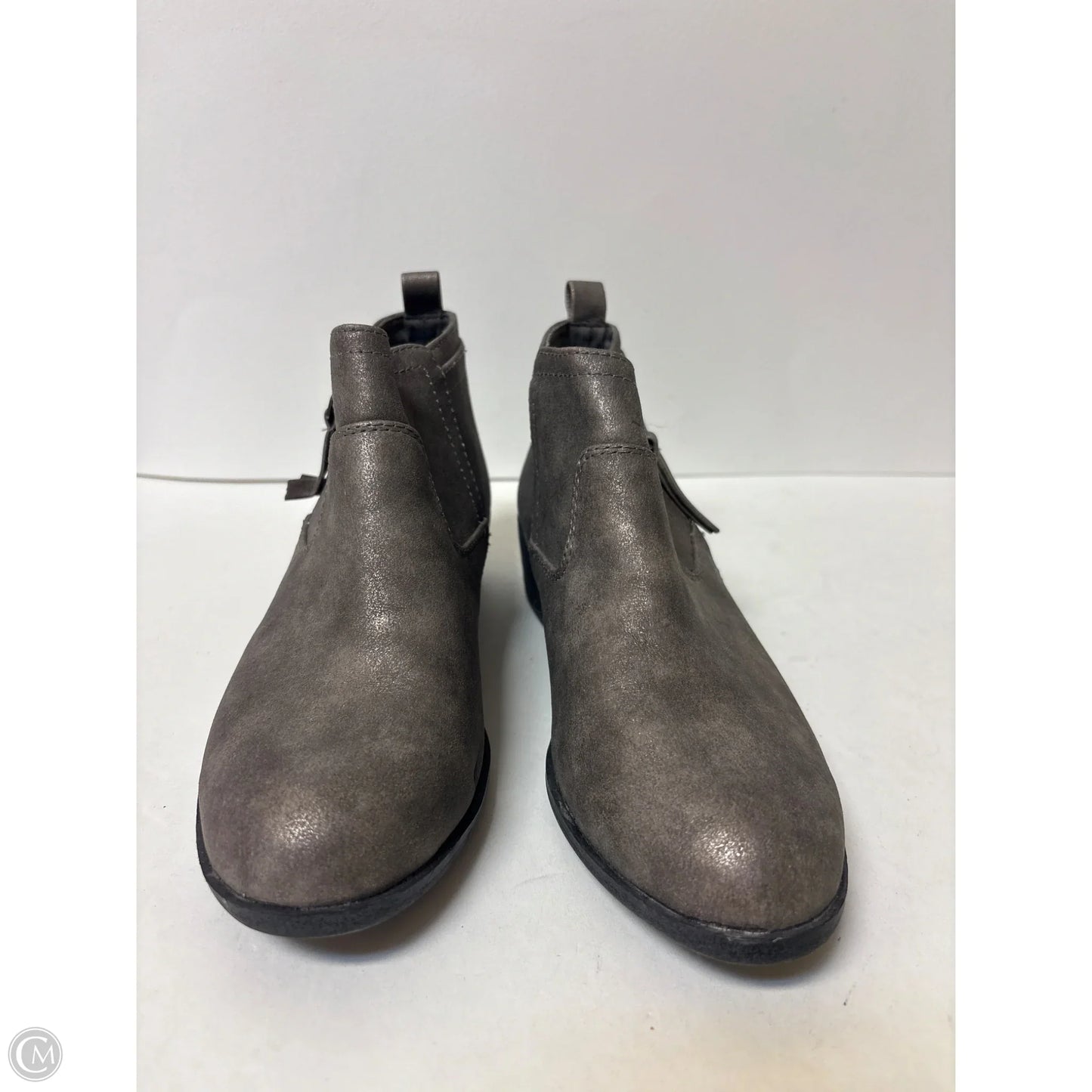Boots Ankle Heels By Arizona In Grey, Size: 7