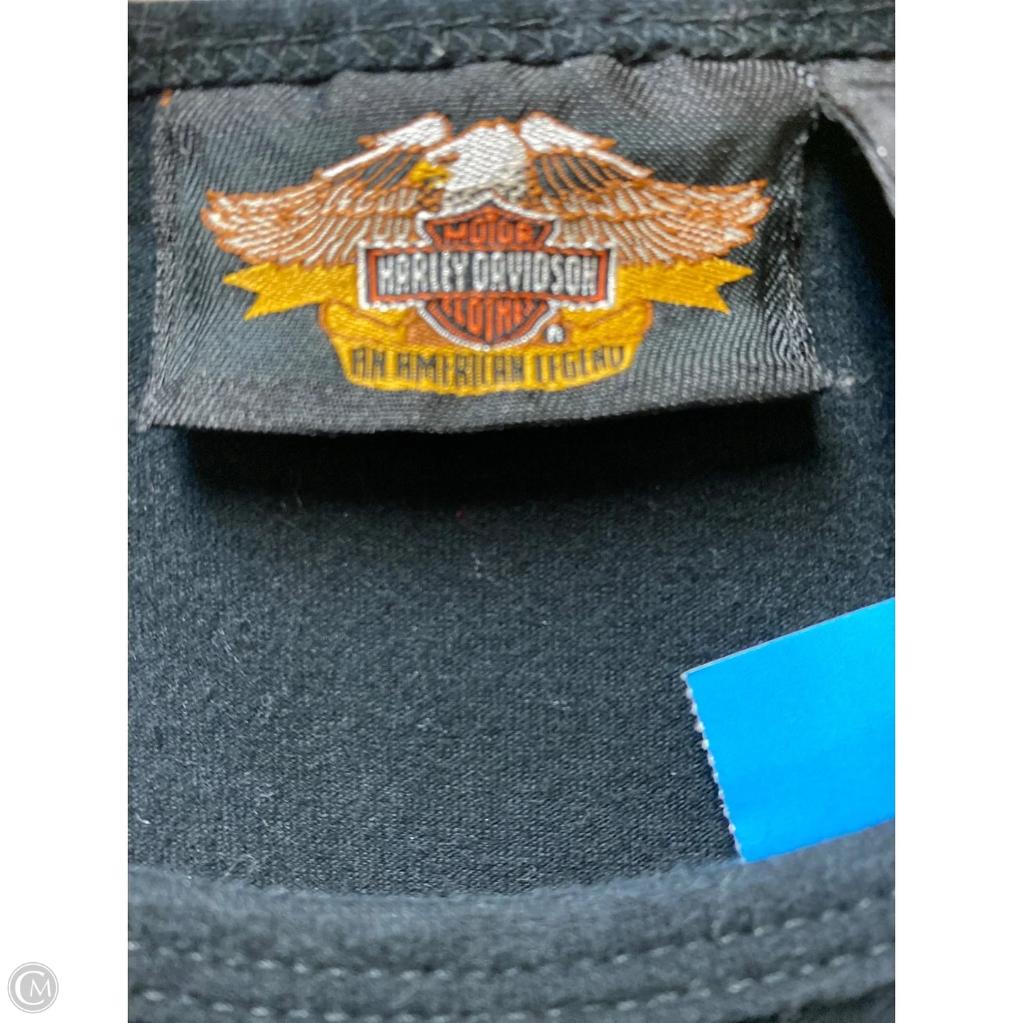 Top Long Sleeve By Harley Davidson In Black, Size: L