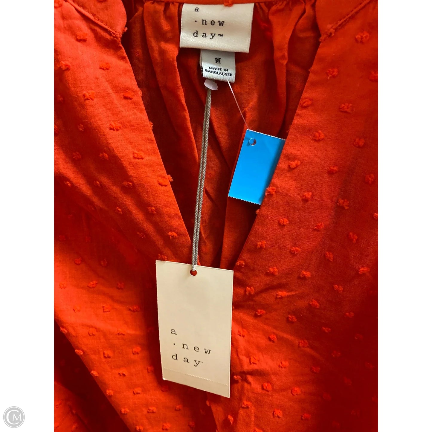 Top Long Sleeve By A New Day In Red, Size: M