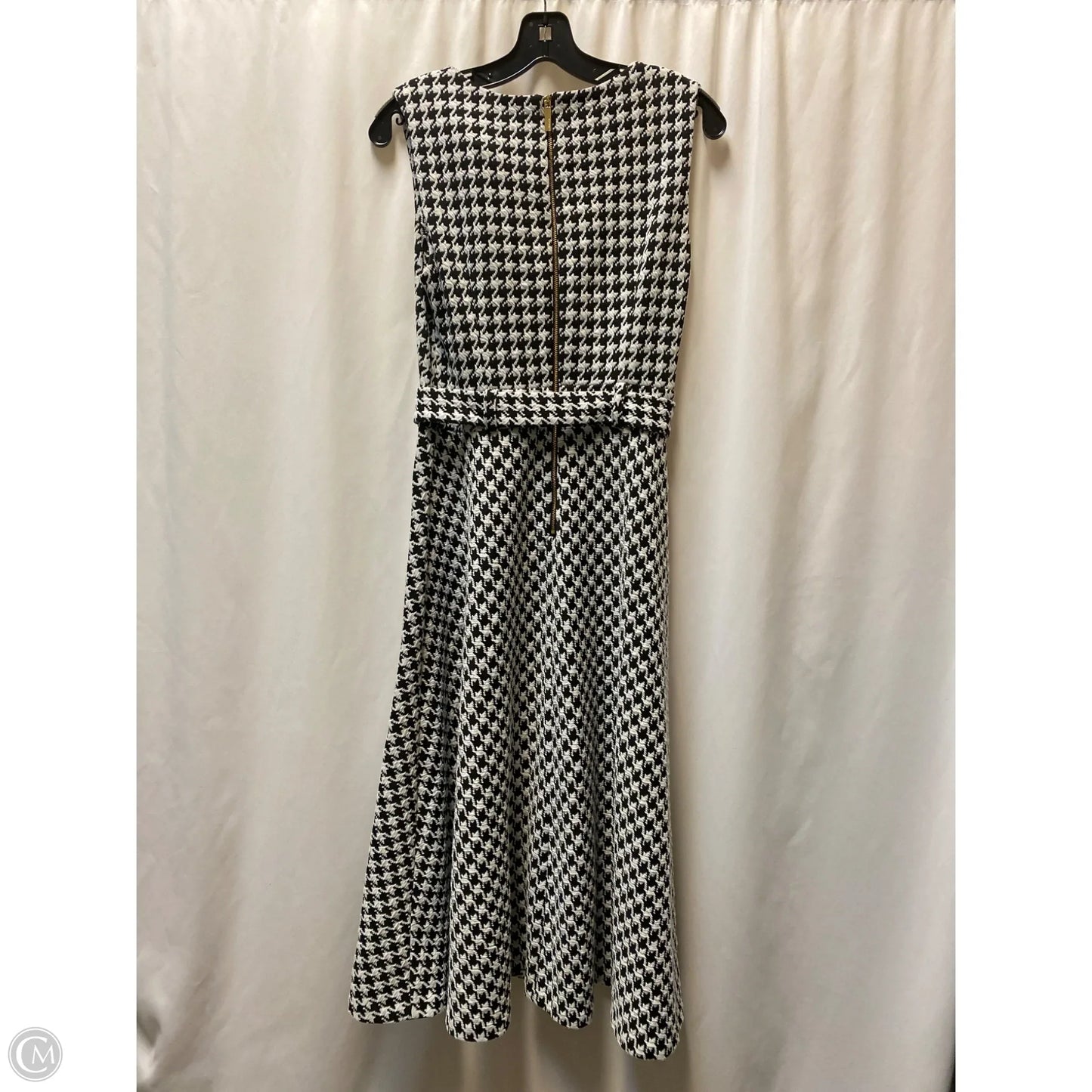 Dress Casual Maxi By Calvin Klein In Black & White, Size: S