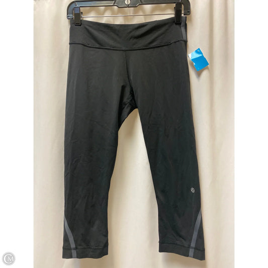 Athletic Capris By Lululemon In Black, Size: 6