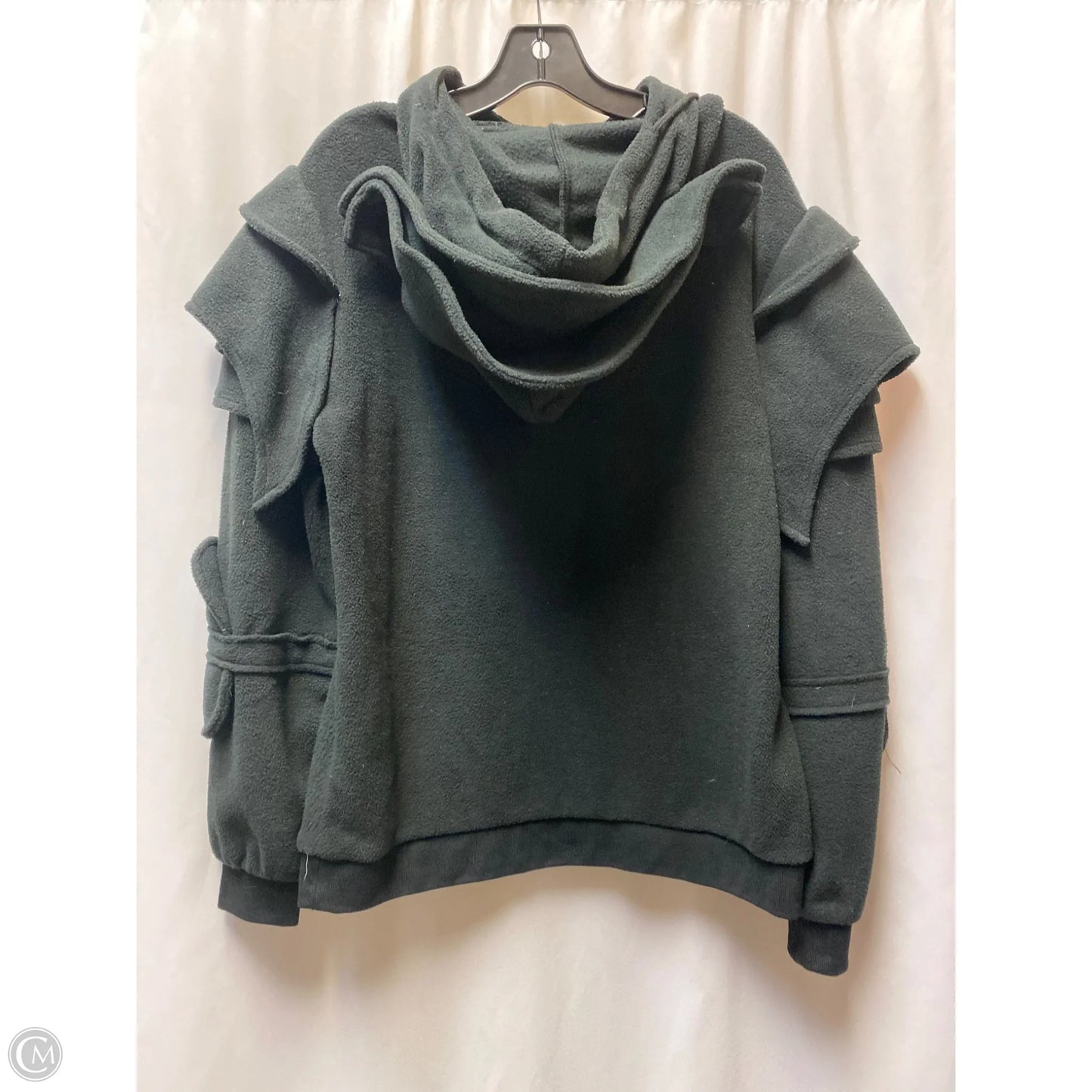Sweatshirt Hoodie By Clothes Mentor In Black, Size: L