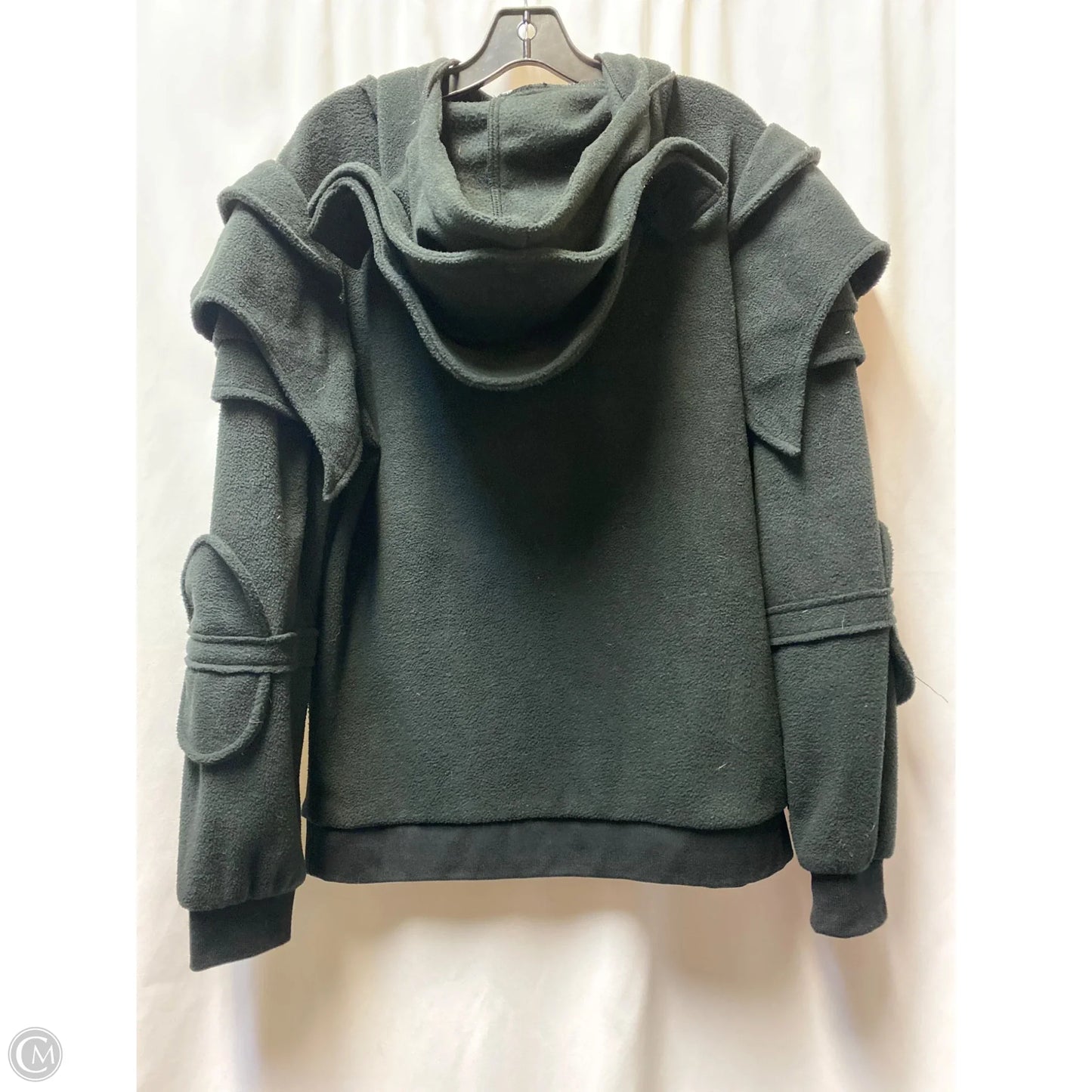 Sweatshirt Hoodie By Clothes Mentor In Black, Size: L