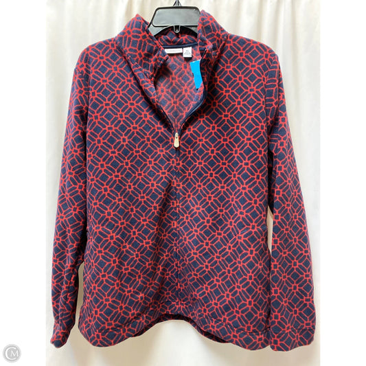 Jacket Fleece By Croft And Barrow In Red, Size: Xl